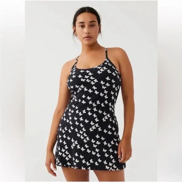 Outdoor Voices The Exercise Dress Butterfly Print Size Small - Picture 1 of 10
